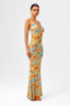 Resort-Worthy V-Neck Bodycon Maxi Dress