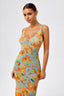 Resort-Worthy V-Neck Bodycon Maxi Dress