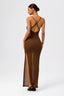 Resort-Ready Knit Strapless Bodycon Maxi Dress