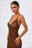 Resort-Ready Knit Strapless Bodycon Maxi Dress