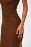 Resort-Ready Knit Strapless Bodycon Maxi Dress