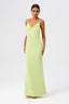 Cowl-Neck Open-Back Sleeveless Mermaid Maxi Dress
