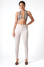 Snake Print Halter Crop Top in Sexy Snake