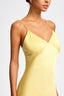 Satin V-Neck Spaghetti-Strap Maxi Dress