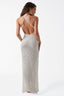 Keyhole Knit Maxi Dress in Off-White