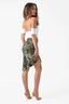 3D Rose Off-Shoulder Bustier Top with Detachable Choker in White