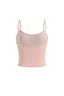 Deep U-Neck Padded Strapless Camisole in Lemon