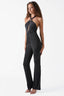 Cross Neck Halter Backless Jumpsuit in Black